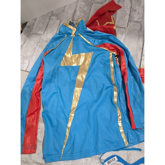 Ms. Marvel Kamala Khan Girls‎ Child Large Halloween Costume Age 7-8 Bracelet - Picture 2 of 7